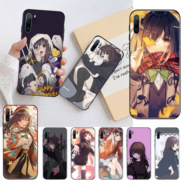 Menhera chan anime girl Phone Case For Huawei honor Mate 30 40 50 20 8 70 5  9 10 Pro P x i s y Lite nova - AliExpress